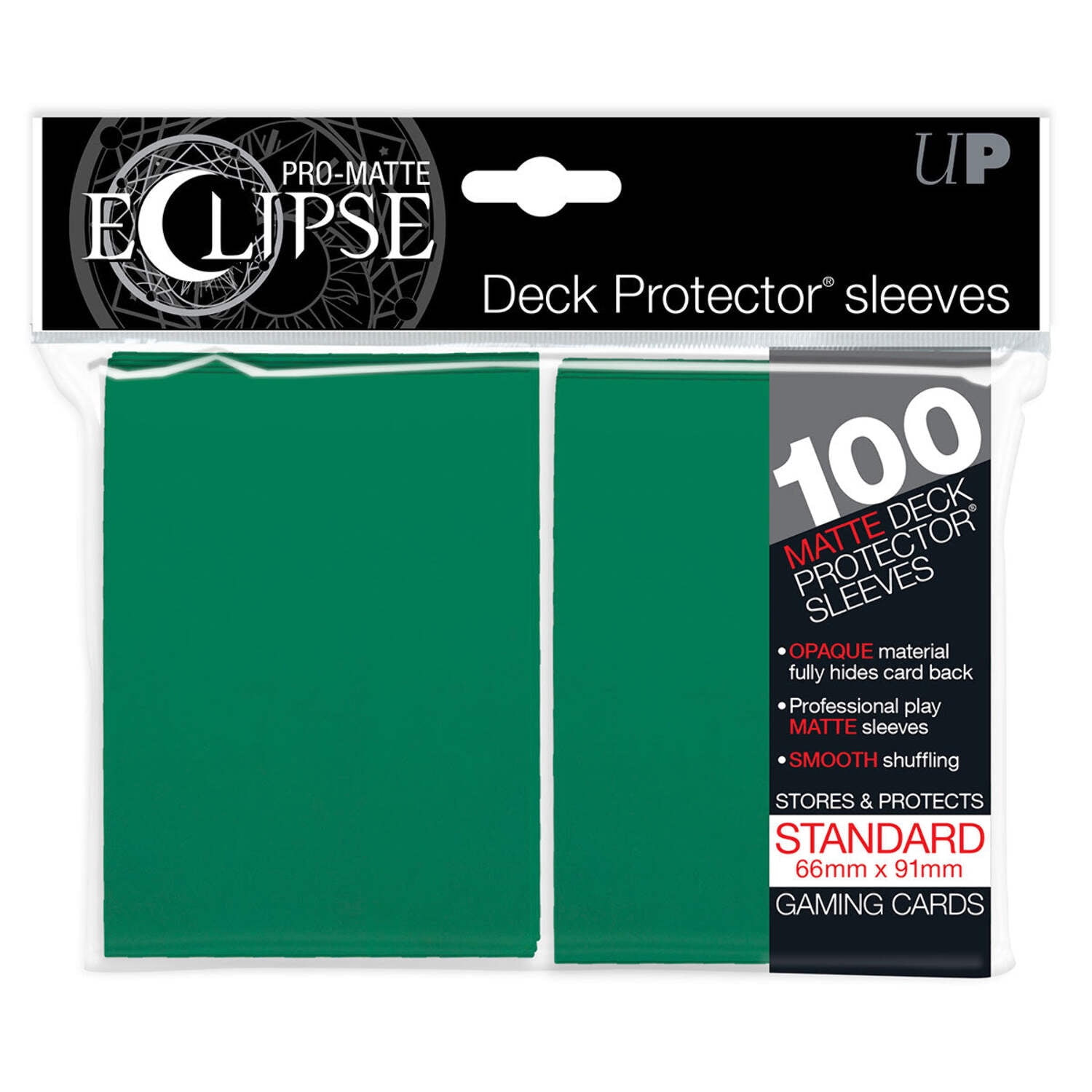 UP - Deck Protectors: Pro-Matte- Eclipse NEW Lime Green (100ct)
