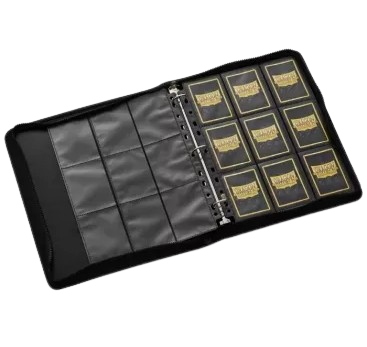 Dragon Shield Binder: Card Codex Portfolio- 9/18 ZIP Black