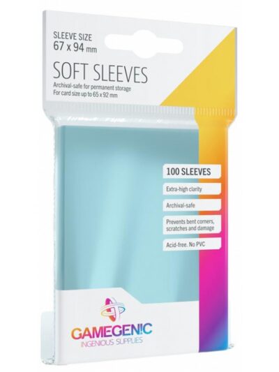 Gamegenic - Sleeves - Soft Sleeves 67x94