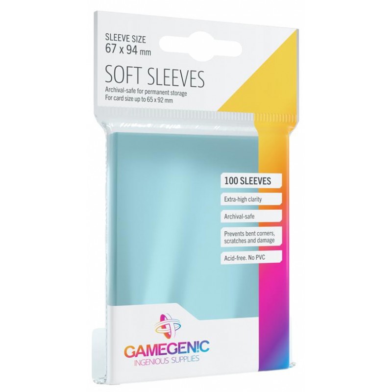Gamegenic - Sleeves - Soft Sleeves 67x94