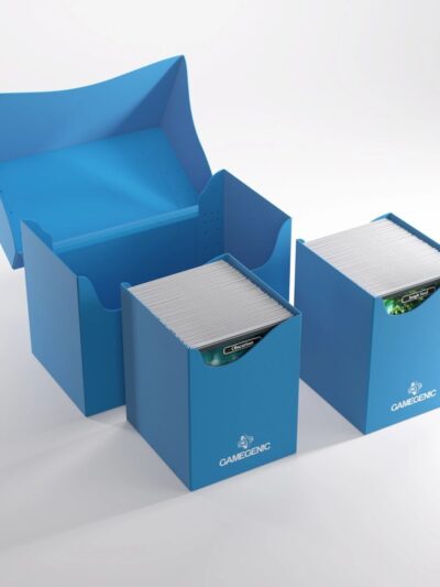 GameGenic - Double Deck Holder 200+XL Standard Size - Blue