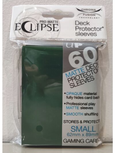 UP - Deck Protectors: Pro-Matte Small- Eclipse Green (60ct)