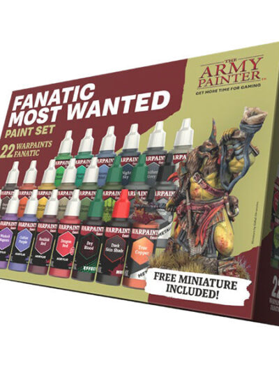 TAP - Warpaint: Fanatic Most Wanted Paint Set (22 colors + 1 miniature)