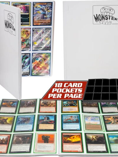 Monster Protectors - 9-Pocket Binder - White / White Pages