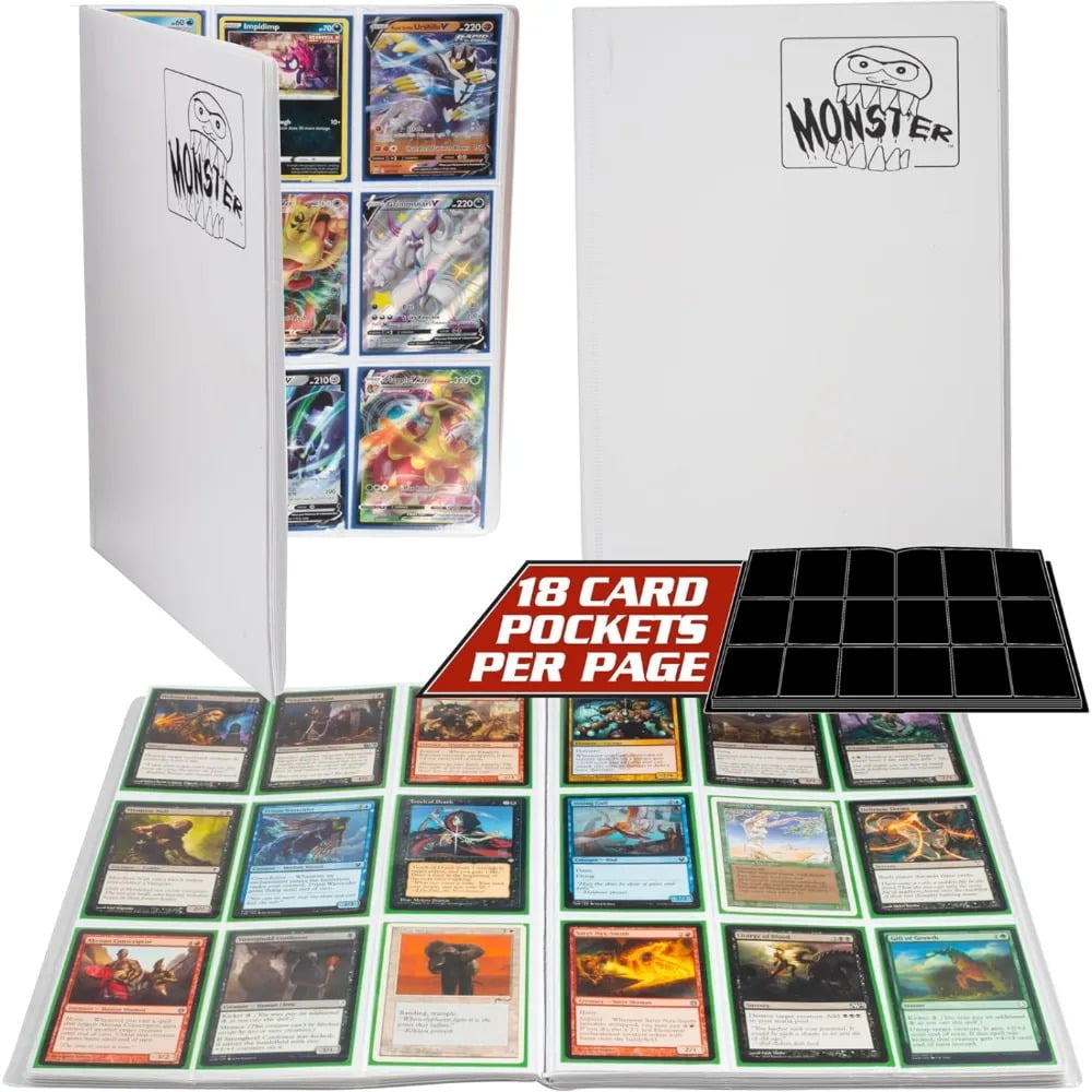 Monster Protectors - 9-Pocket Binder - White / White Pages