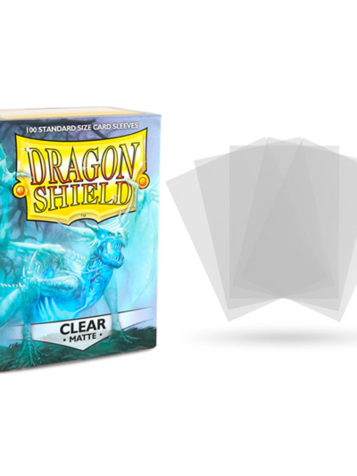 Dragon Shield Standard Sleeves Matte Non-Glare - Clear 100ct.