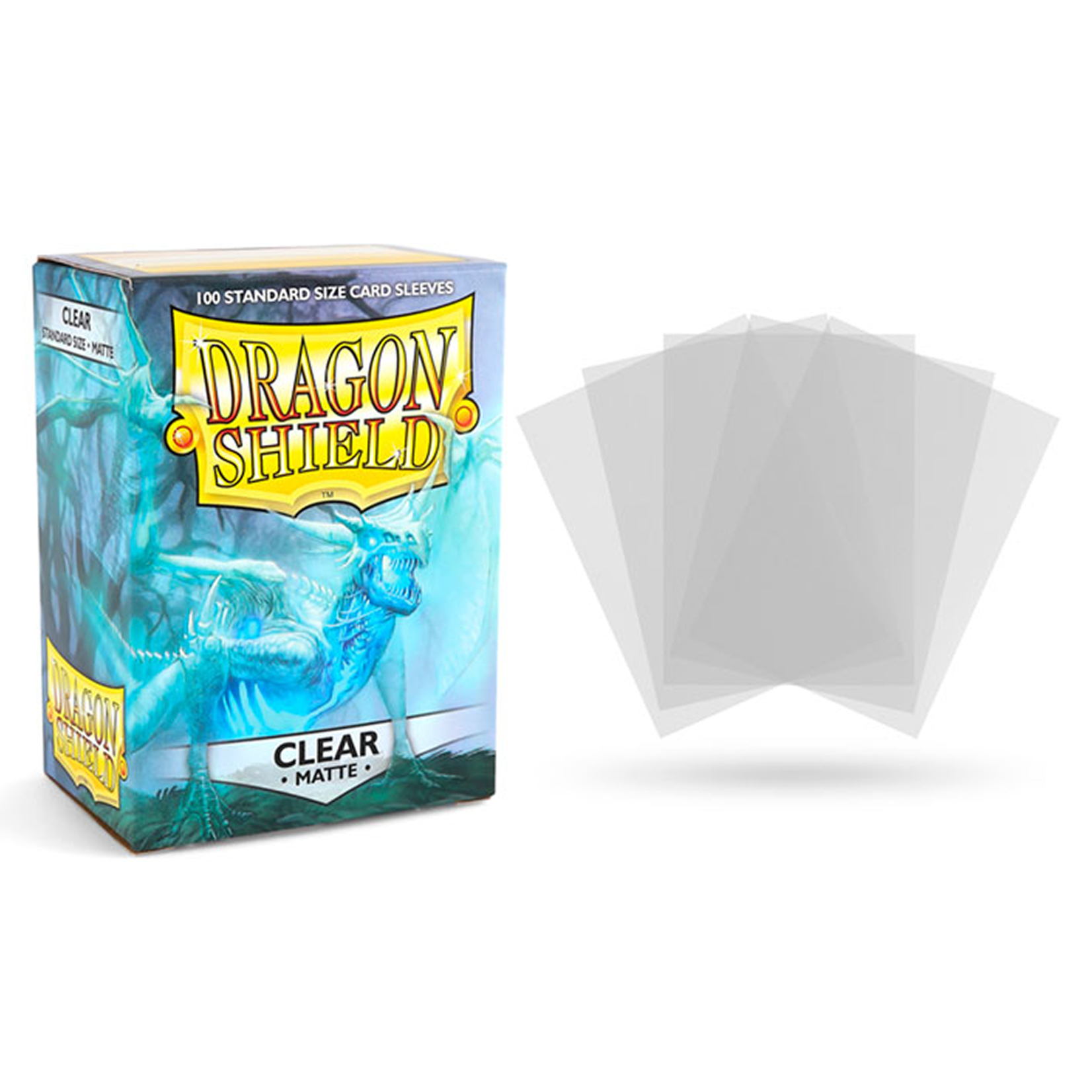 Dragon Shield Standard Sleeves Matte Non-Glare - Clear 100ct.