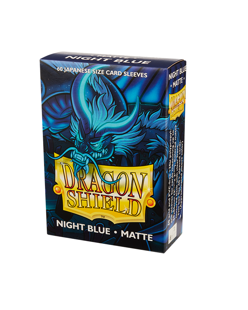 Dragon Shield Sleeves: Japanese- Matte Night Blue (60 ct.)