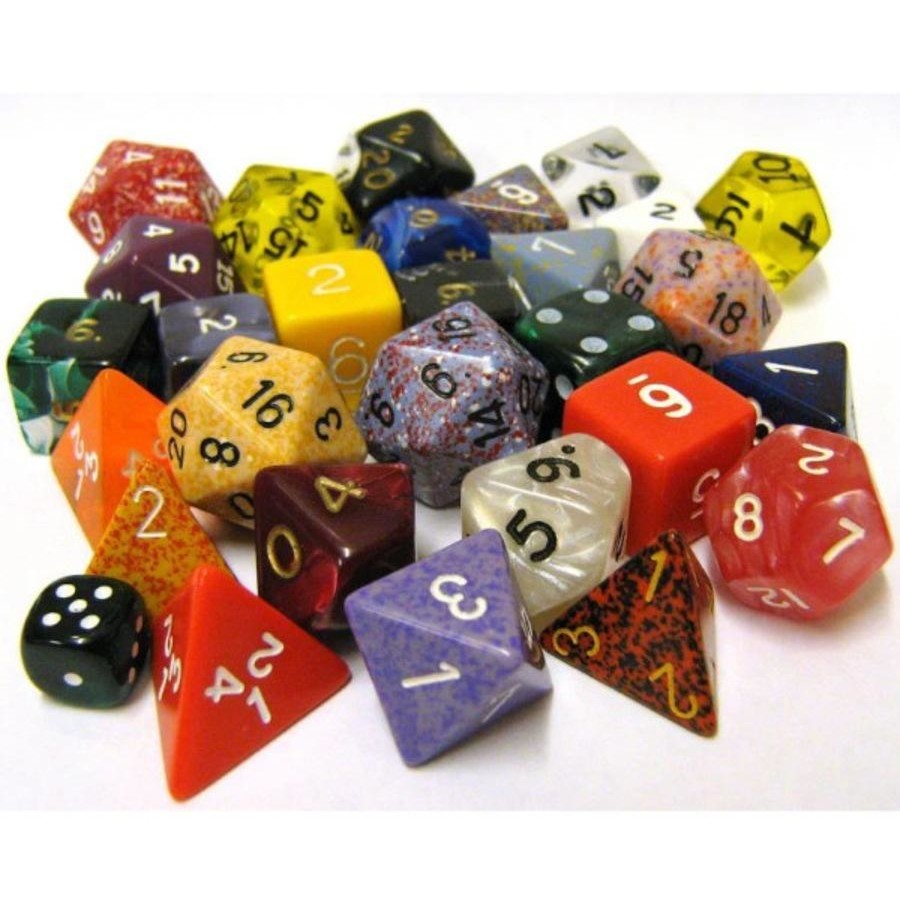 Dice - CHX 23276- Assorted Loose d10 16mm Dice