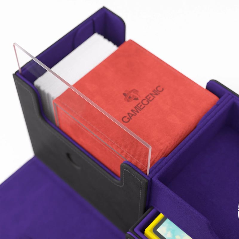 Gamegenic - Deck Box - The Academic 133+ XL Black/Purple