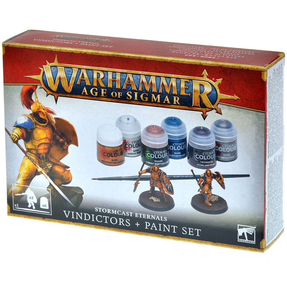 WS - AoS - Stormcast Eternals - Vindictors + Paints Set - EN