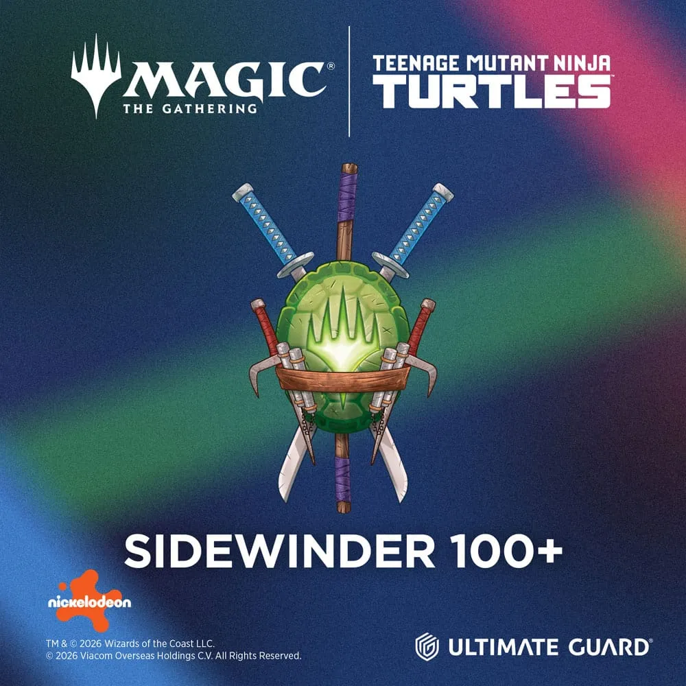 UG - Deck Case: Sidewinder 100+ Xenoskin MTG - Teenage Mutant Ninja Turtles - Plains/Islad/Swamp