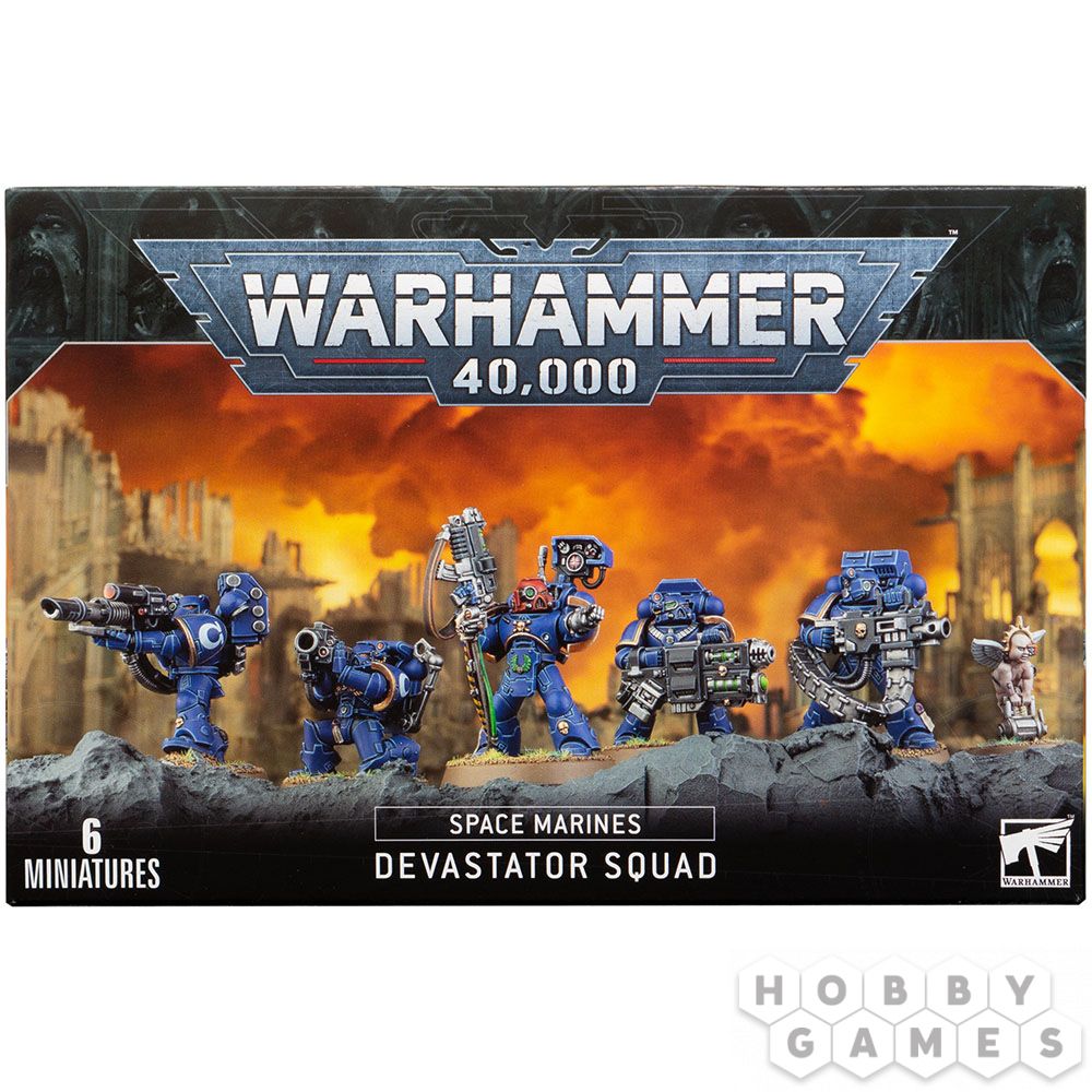 WS - Warhammer 40,000 - SPACE MARINES DEVASTATOR SQUAD