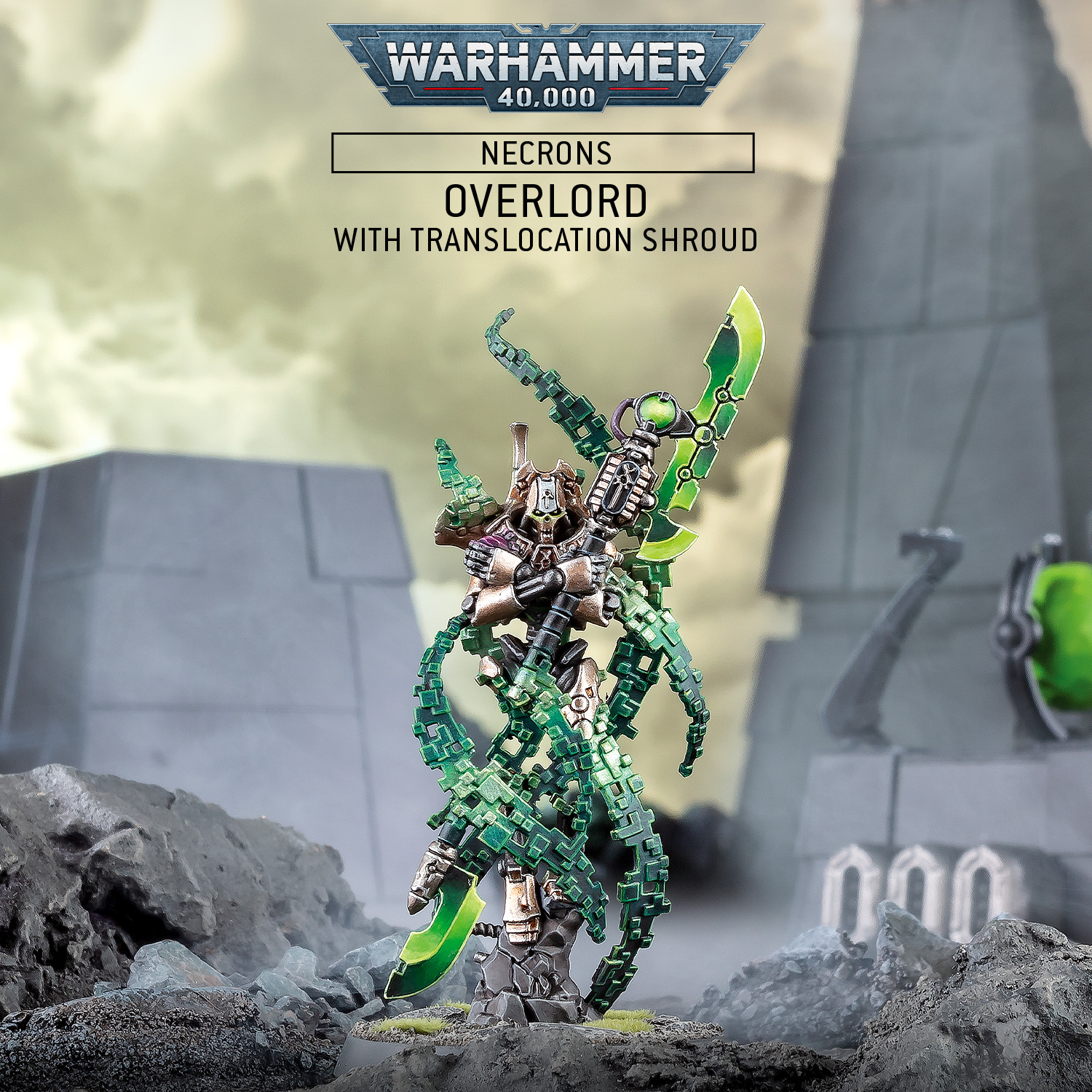 WS - Warhammer 40,000 - NECRONS: OVERLORD + TRANSLOCATIONS SHROUD
