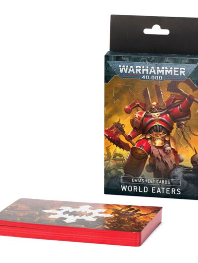WS - Warhammer 40K - DATASHEET CARDS: WORLD EATERS (ENG)