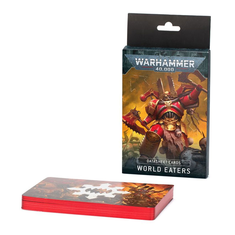 WS - Warhammer 40K - DATASHEET CARDS: WORLD EATERS (ENG)