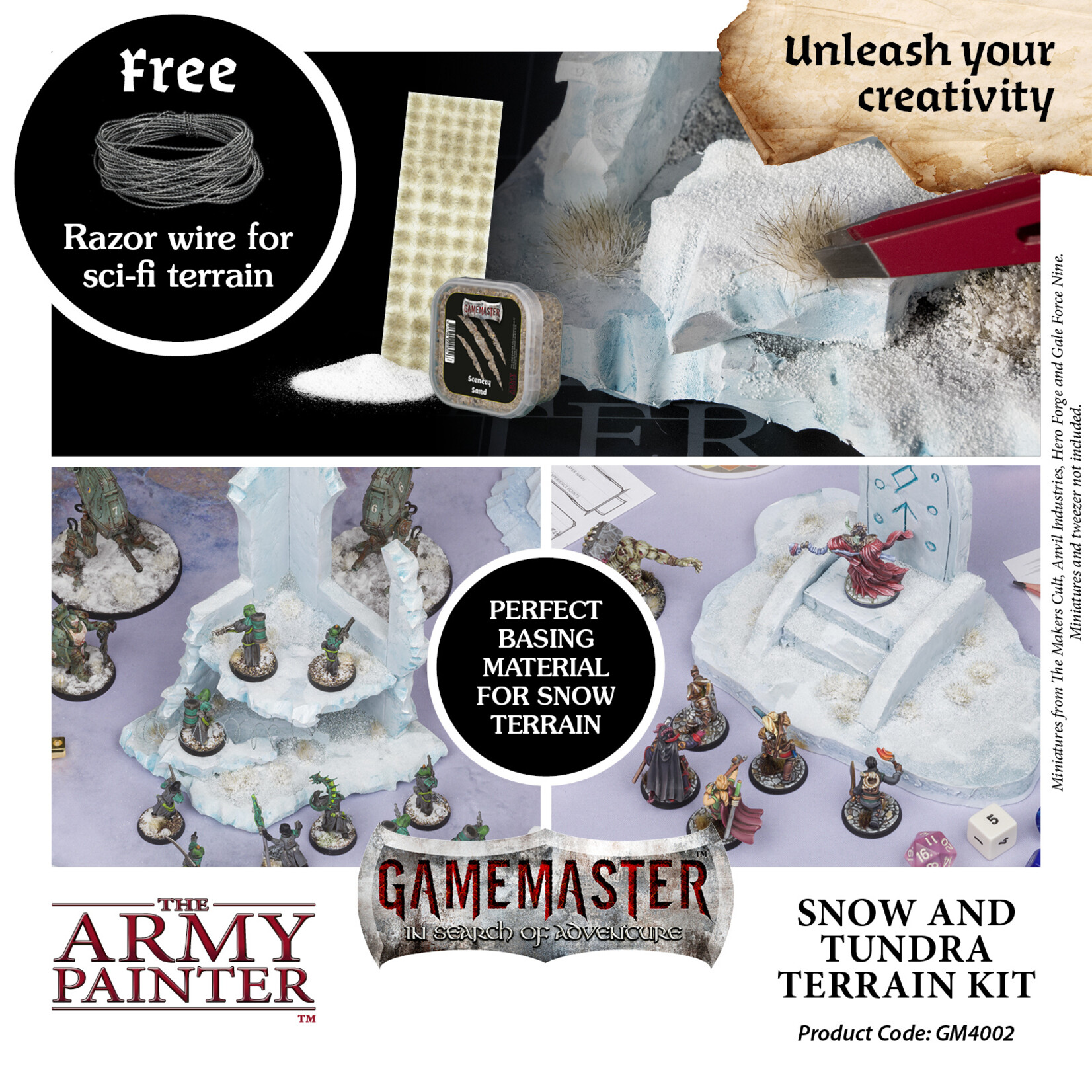 TAP - Gamemaster: Terrain Kit- Snow & Tundra Terrain Kit