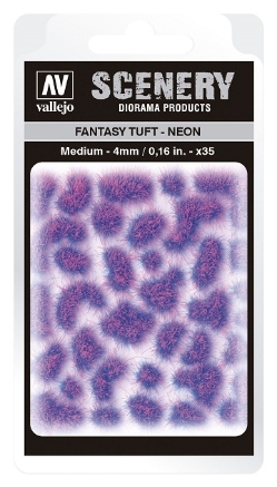 VAL - Scenery: Fantasy Tuft - Neon, Medium (4 mm. / 0,16 in.)