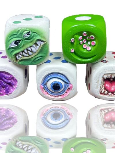 Monster Dice Set (6) - White