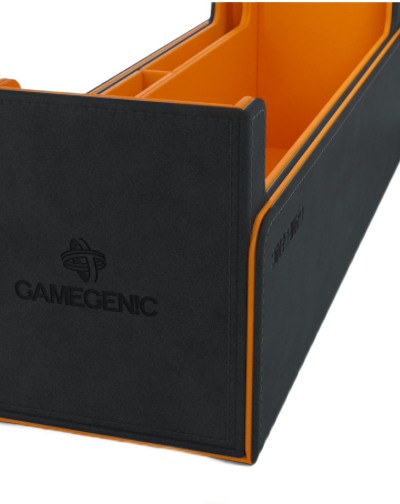 Gamegenic Deck Box: Cards' Lair 400+ Convertible (Black/Orange)