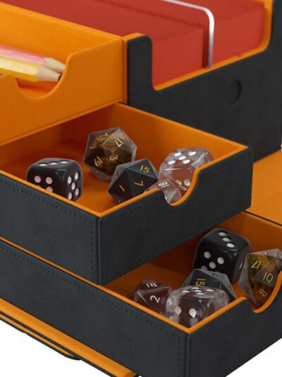 GG - Gamegenic Deck Box: Games' Lair 600+ Convertible (Black/Orange)