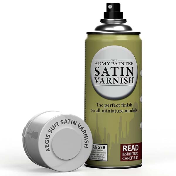 TAP - Varnish: Aerosol- Satin Varnish - Aegis Suit, 400 ml.