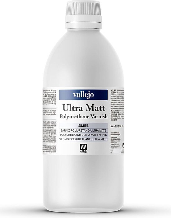 VAL - Varnish: Polyurethane Matt Varnish, 500ml