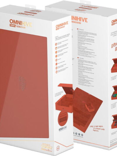 UG - Deck Case: Omnihive 1000+ Standard Size XenoSkin - Dark Orange