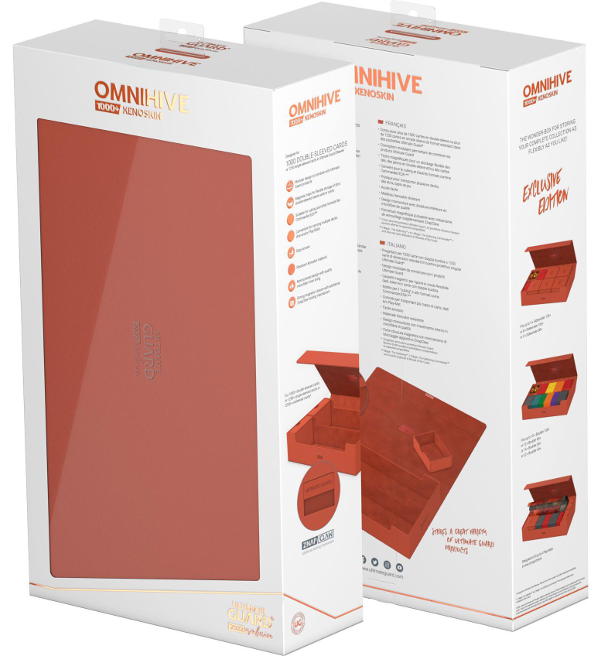 UG - Deck Case: Omnihive 1000+ Standard Size XenoSkin - Dark Orange