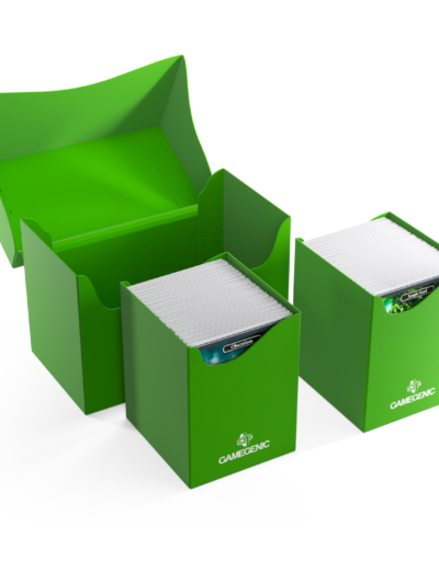 GameGenic - Double Deck Holder 200+XL Standard Size - Green