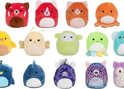Peluche Squishmallows 10" Pulpo, Oso, gato
