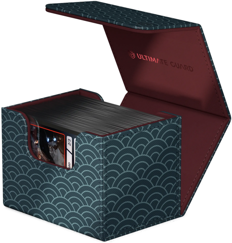 UG - Deck Case: Sidewinder 100+ Shogun’s Journey - Part 2: Seigaiha (Dark Blue / Dark Red)