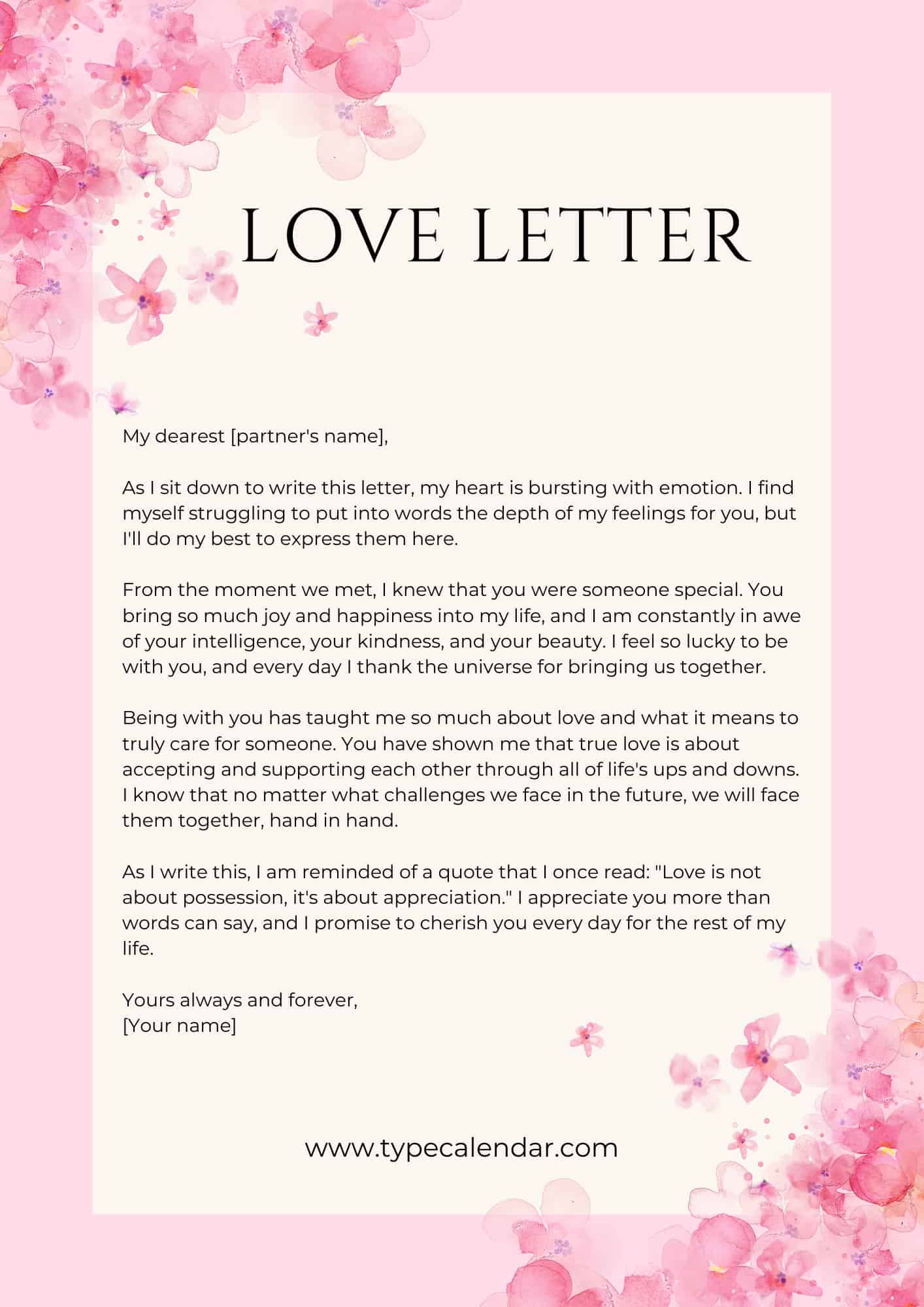 BG - Love Letter - ENG