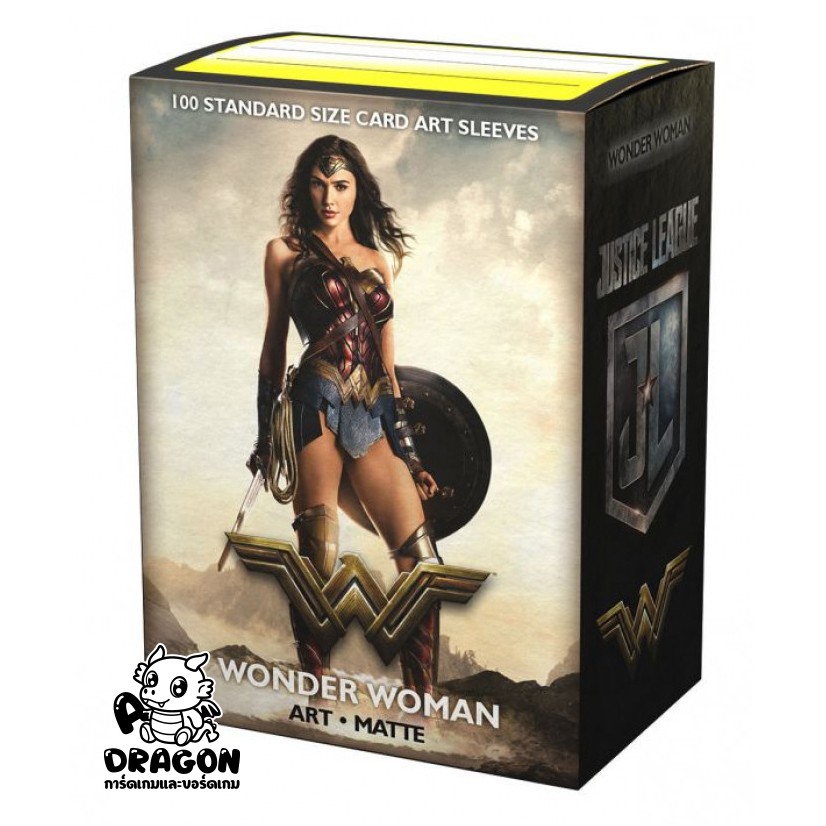 Dragon Shield Standard Sleeves Art Matte - Justice League - Wonder Woman 100ct