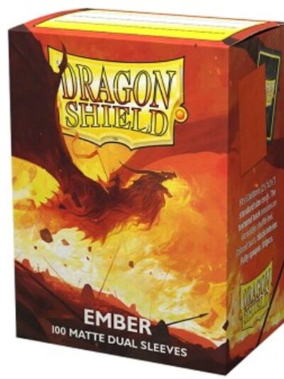 Dragon Shield Sleeves: Standard DUAL - Matte Ember (100 ct.)