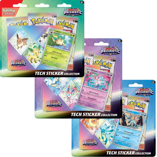 PKM - Pokemon TCG: Scarlet & Violet Prismatic Evolutions SV8.5 - Tech Sticker Collection - ENG