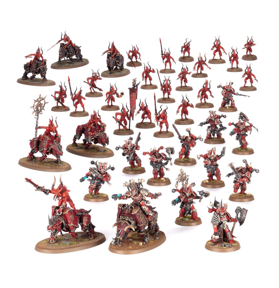 WS - WORLD EATERS B/FORCE: KHORNE DAEMONKIN/EMPERORS CHILDREN: LORDS OF EXCESS