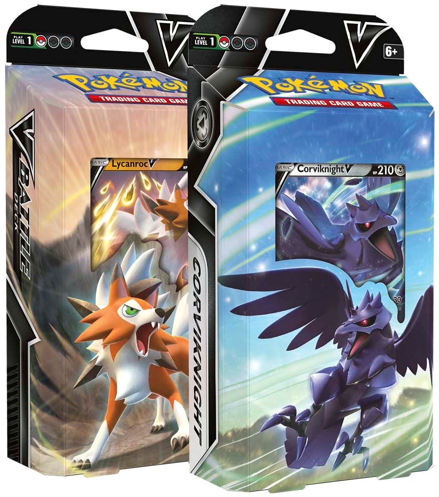 PKM - Pokemon TCG: V Battle Decks (Lycanroc V or Corviknight V) - EN