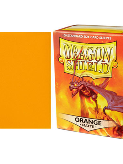 Dragon Shield Standard Sleeves Matte - Orange 100ct