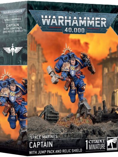 WS - Warhammer 40K - SPACE MARINES : CAPTAIN WITH JUMP PACK