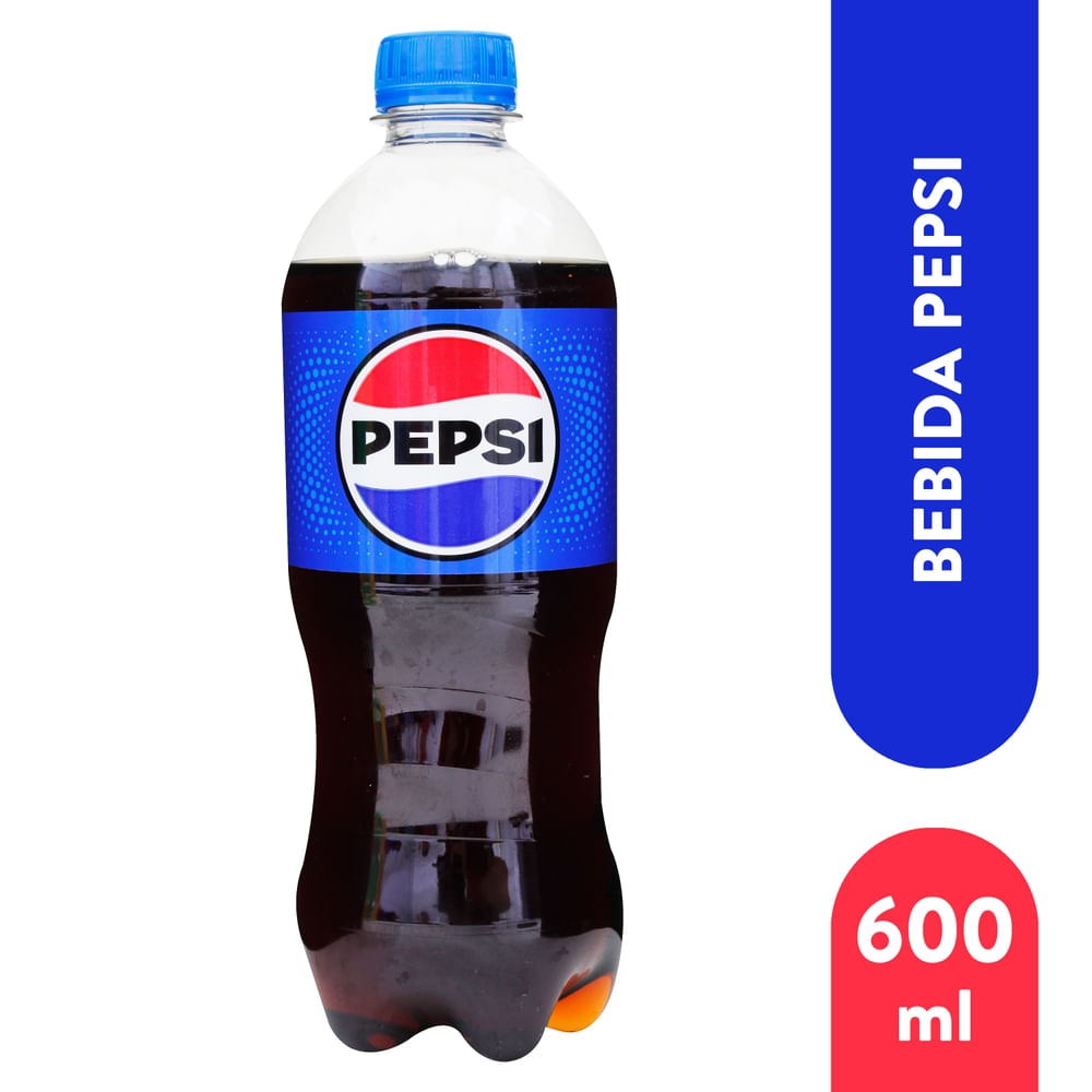 Food-Gaseosa: Pepsi Cola 600ml Pet