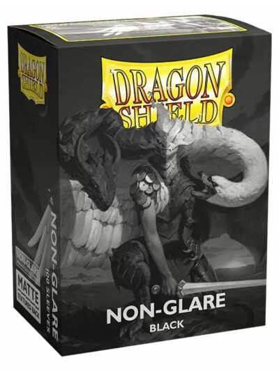 Dragon Shield Sleeves: Standard - Matte Non-Glare Black V2 (100 ct.)