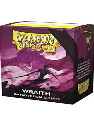 Dragon Shield Sleeves: Standard DUAL- Matte Wraith 'Alaric, Chaos Wraith' (100 ct.)
