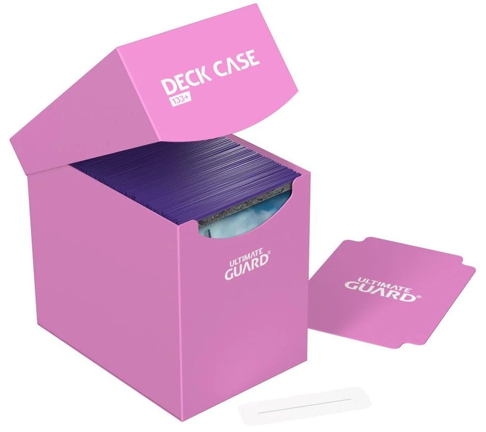 UG - Ultimate Guard Deck Case 133+ Standard Size: Pink