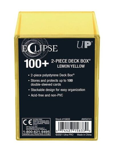 UP - Deckbox Pro 100+ Eclipse - Lemon Yellow