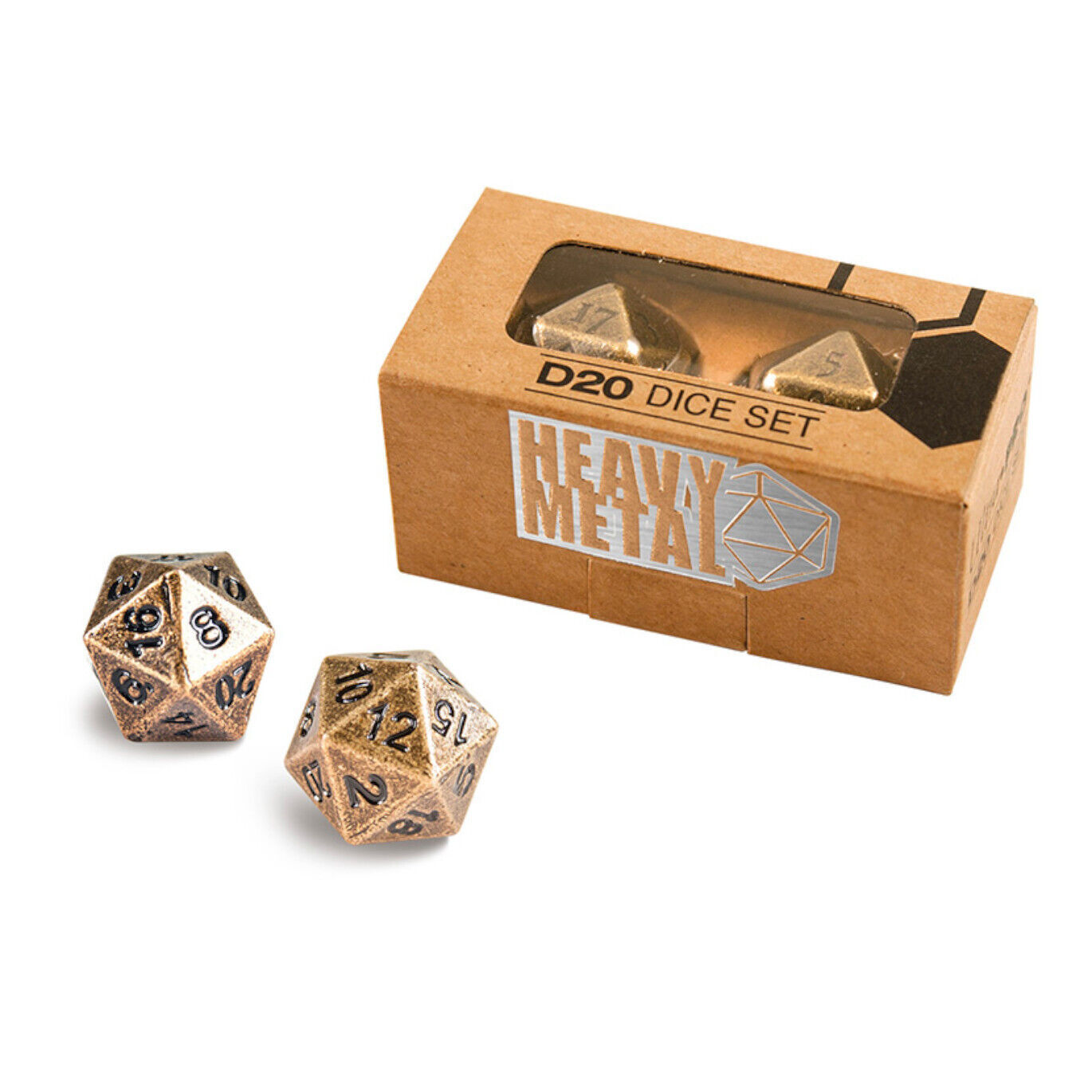 UP - Ultra Pro Heavy Metal Icewind Dale D20 Dice Set