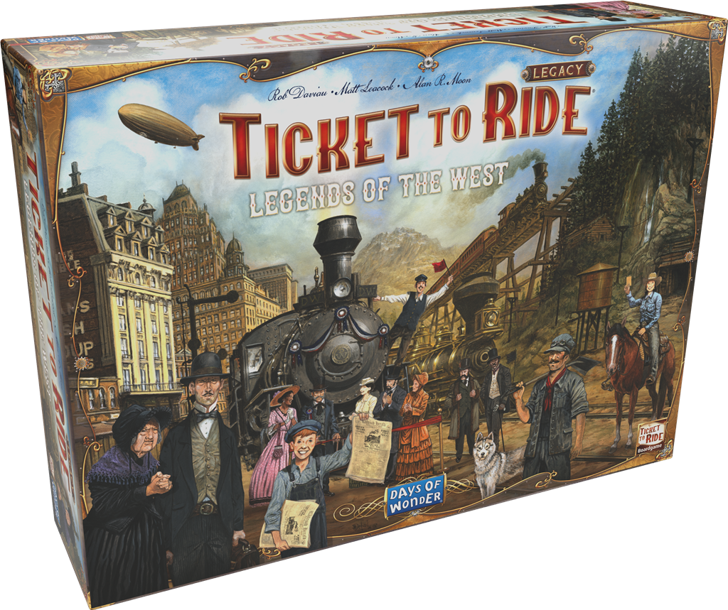 BG - Ticket to Ride Legacy: Legends of the West - ENG