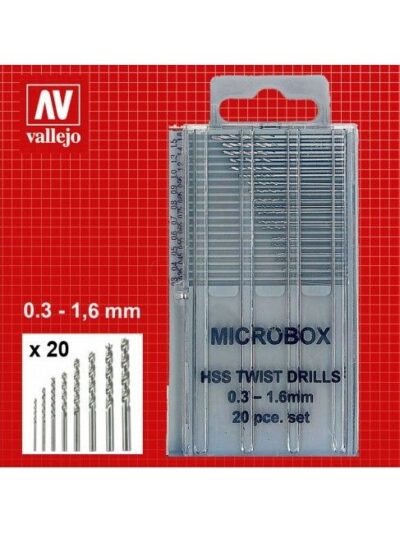 VAL - Tools: Drill - Set Of 20 Drill Bits, 0.3-1.6 mm