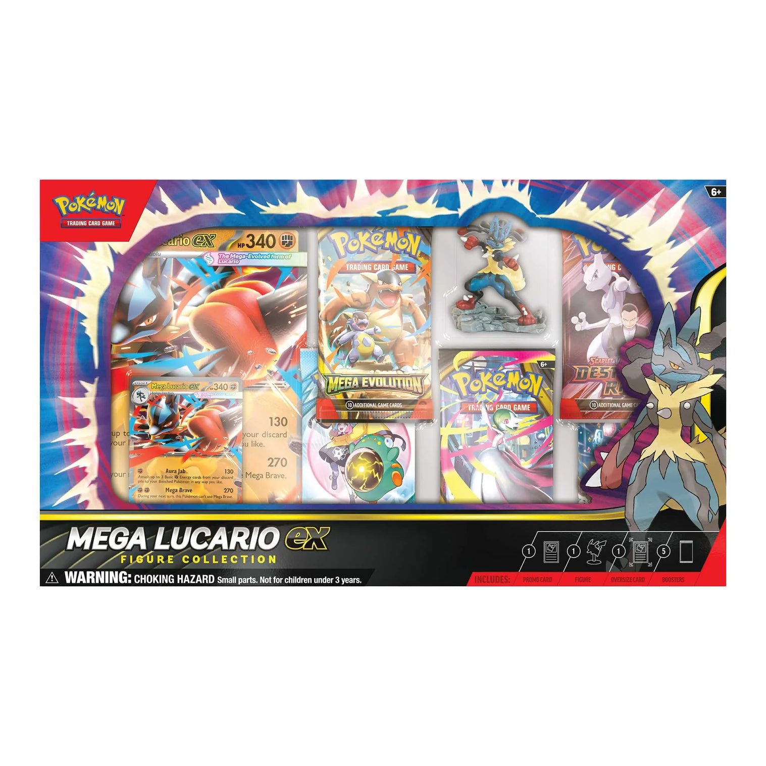 PKM - Pokémon TCG: Mega Lucario ex Figure Collection - ESP