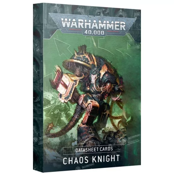 WS - Warhammer 40K - DATASHEET CARDS: CHAOS KNIGHTS (ENG)
